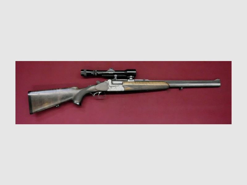 Anton Sodia break-action rifle with BBF & BDF interchangeable barrel