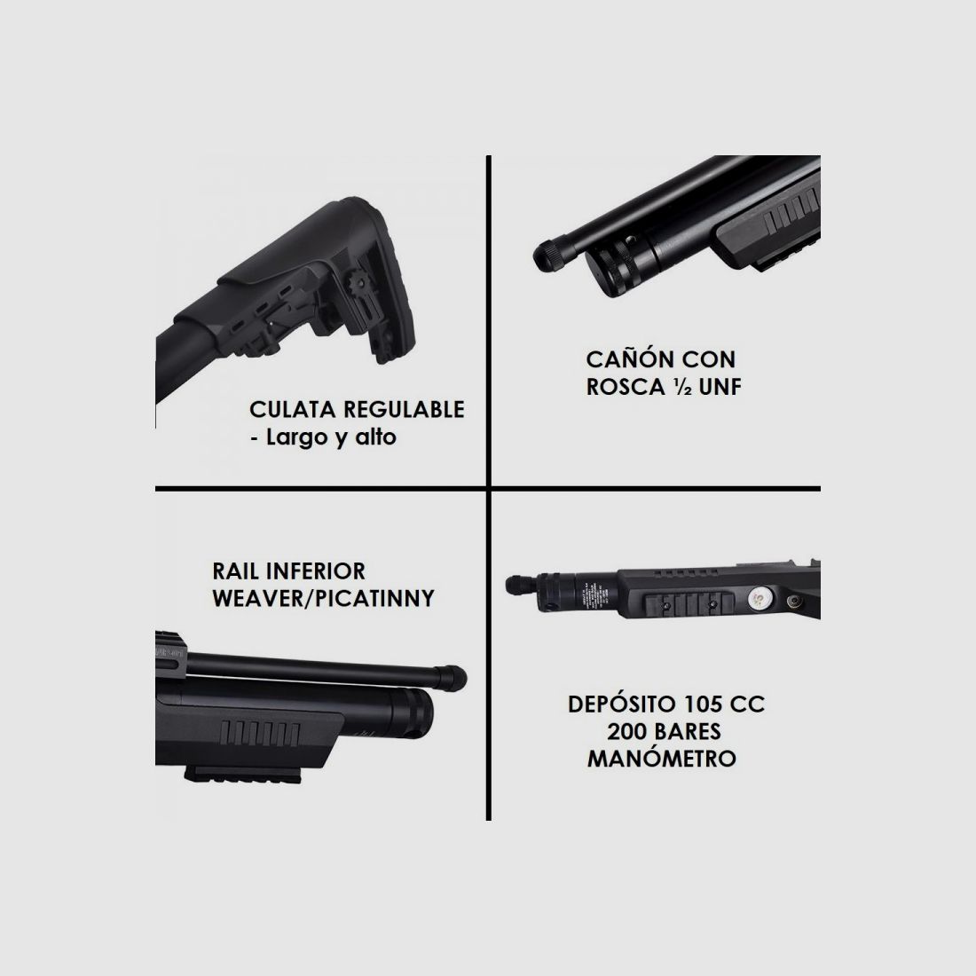 Pistolet PCP KRAL Puncher NP-01, image 4 sur 7