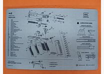 Glock Glock Auflagematte ca. 430x275mm Neopren mit Teilezeichnung