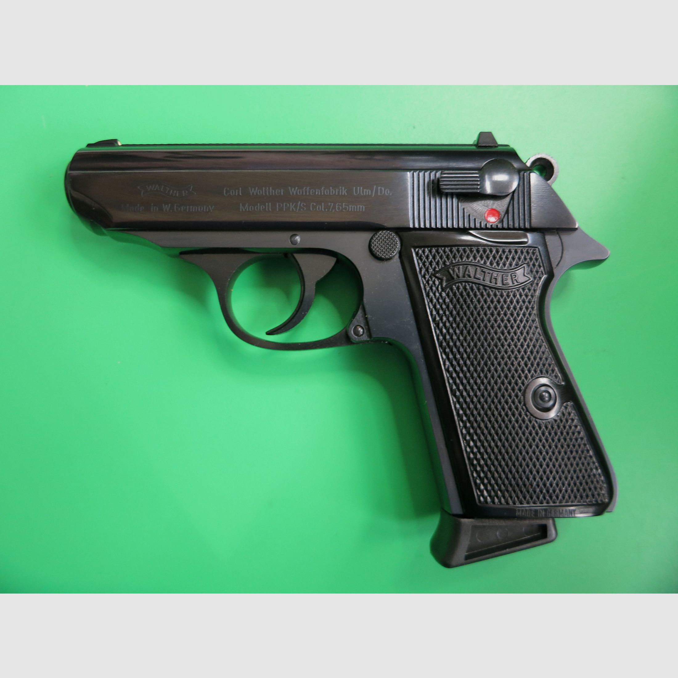 Halbautomatische Pistole, Walther PPK/S, Kal. 7,65 mm Browning, wie neu       #76-2