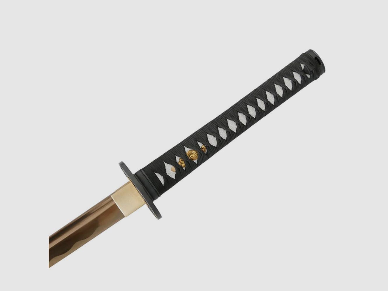 Katana Samurai d'oro con lama dorata, immagine 4 di 4