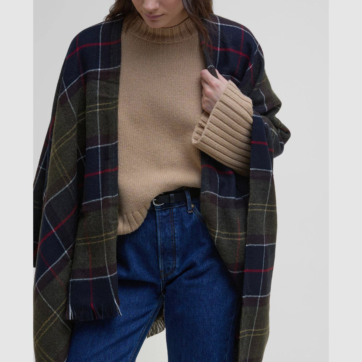 BARBOUR Schal Staffin Tartan Serape