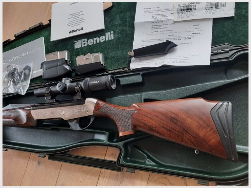 SLB Benelli Argo de Luxe 30.06 im Koffer inkl. EAW; kein: Sauer 303, 1-6x24 Noblex, Zeiss, Meopta