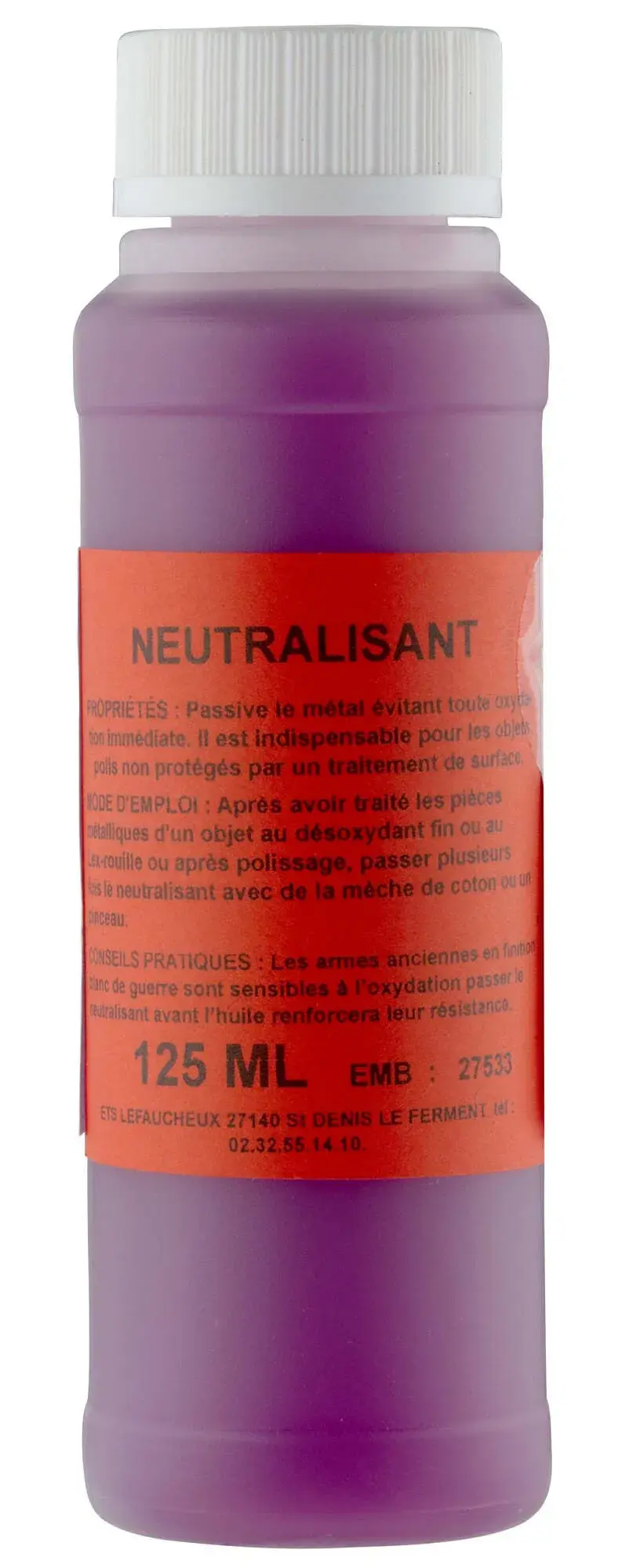 Neutralizzatore per Armi Lefaucheux 125 ml, immagine 2 di 2