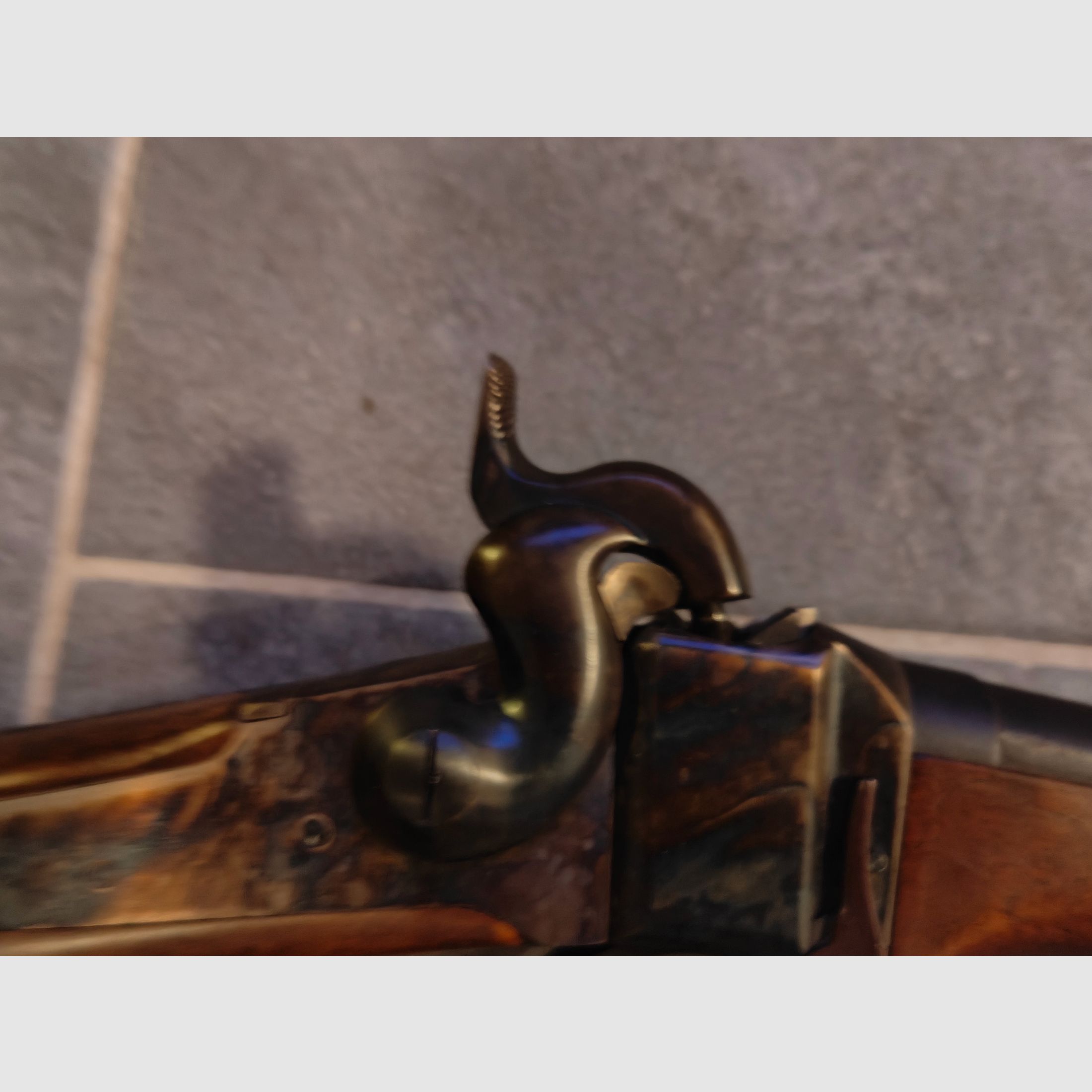 Perkussionsgewehr Kal.45/70 Perk. Länge: ca. 118cm Lauflänge: ca. 74,5cm,