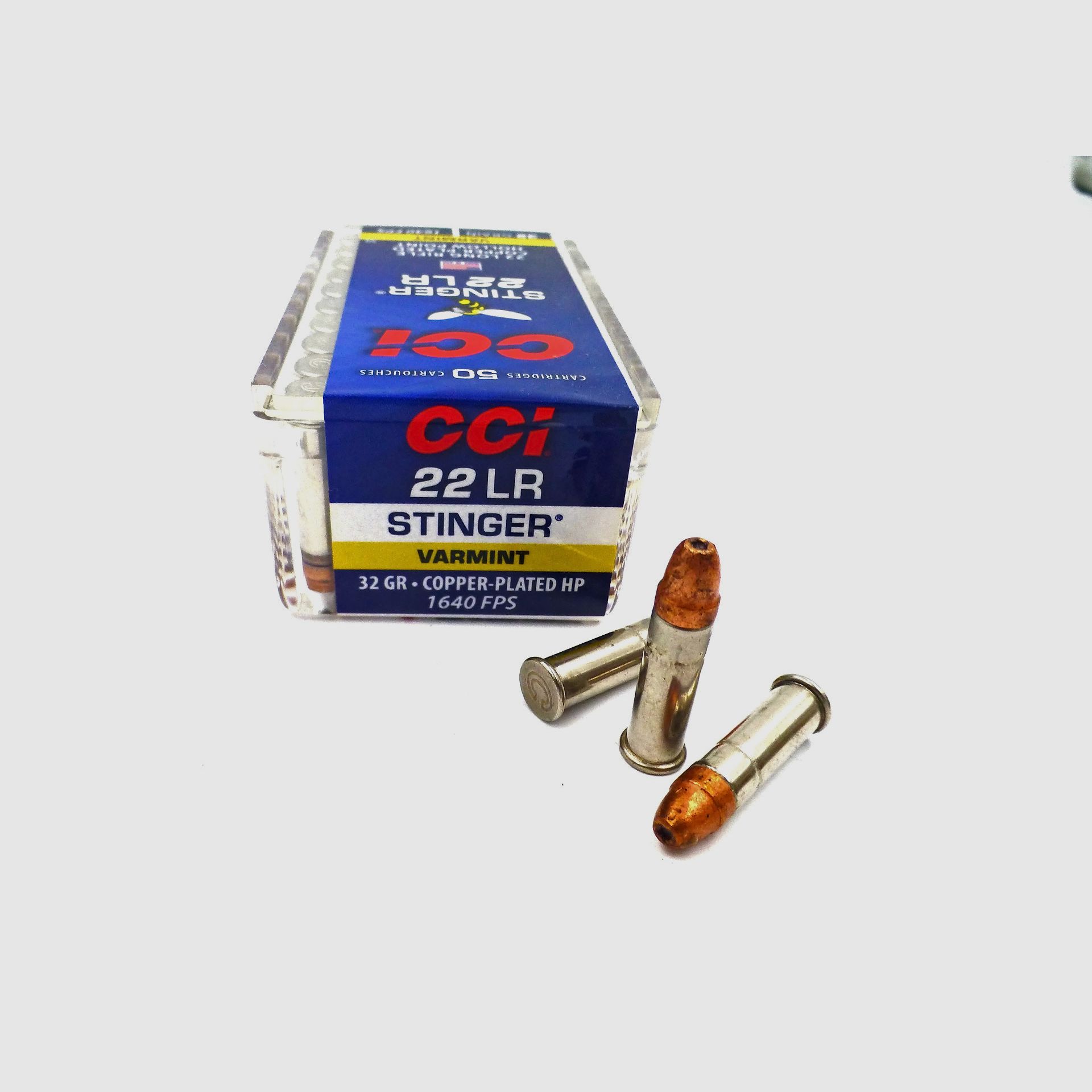 Cartouches CCI Stinger HP 22LR