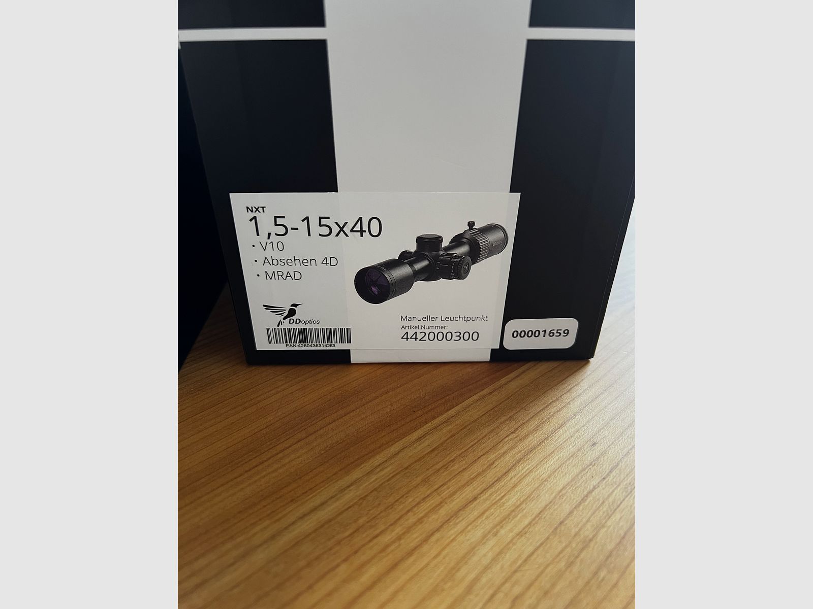 DDoptics NXT  V10   1,5-15X 40  op Dentler