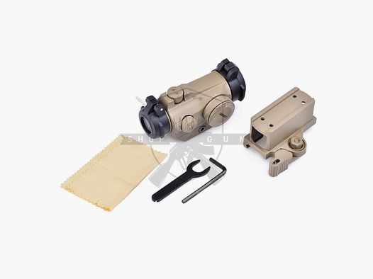 Set: T2 Red Dot -Nachbau mit QD Mount & Low Mount (TAN)
