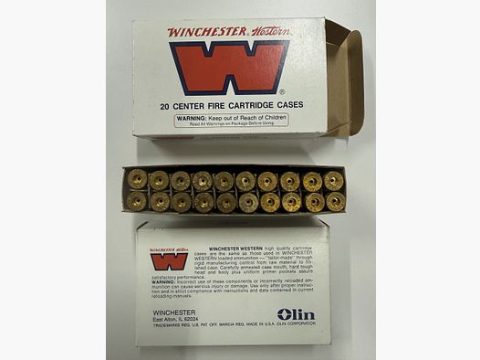 .458 Win Mag Winchester hulzen in de originele verpakking