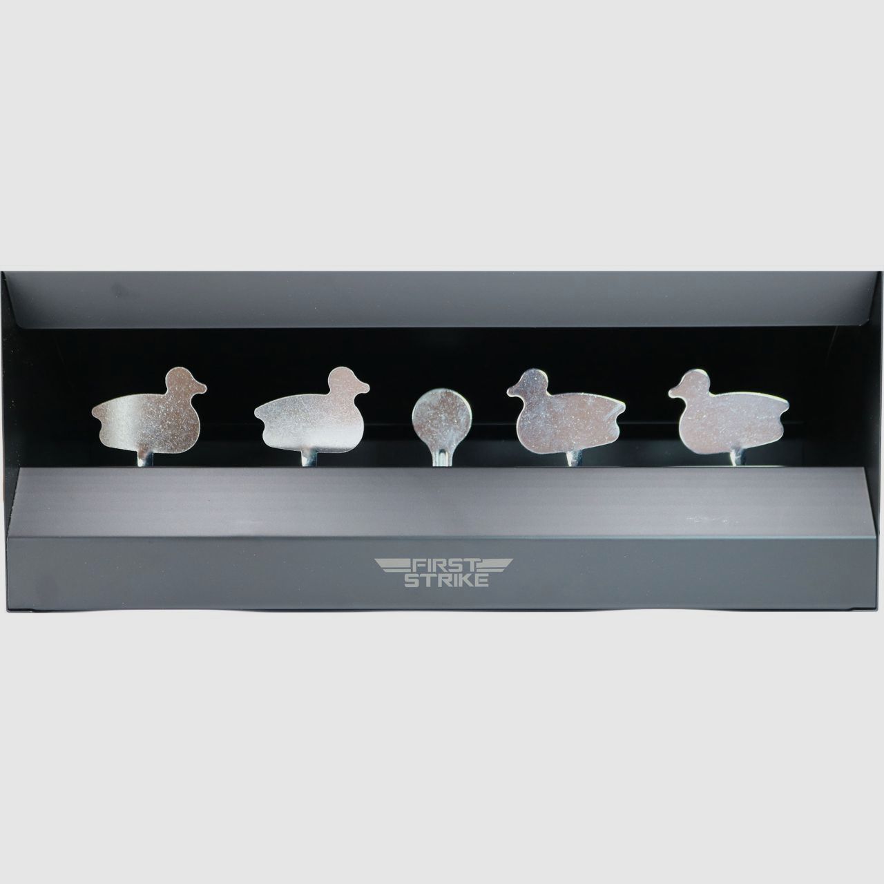 Boîte de tir canard avec support magnétique incluant cible de réinitialisation