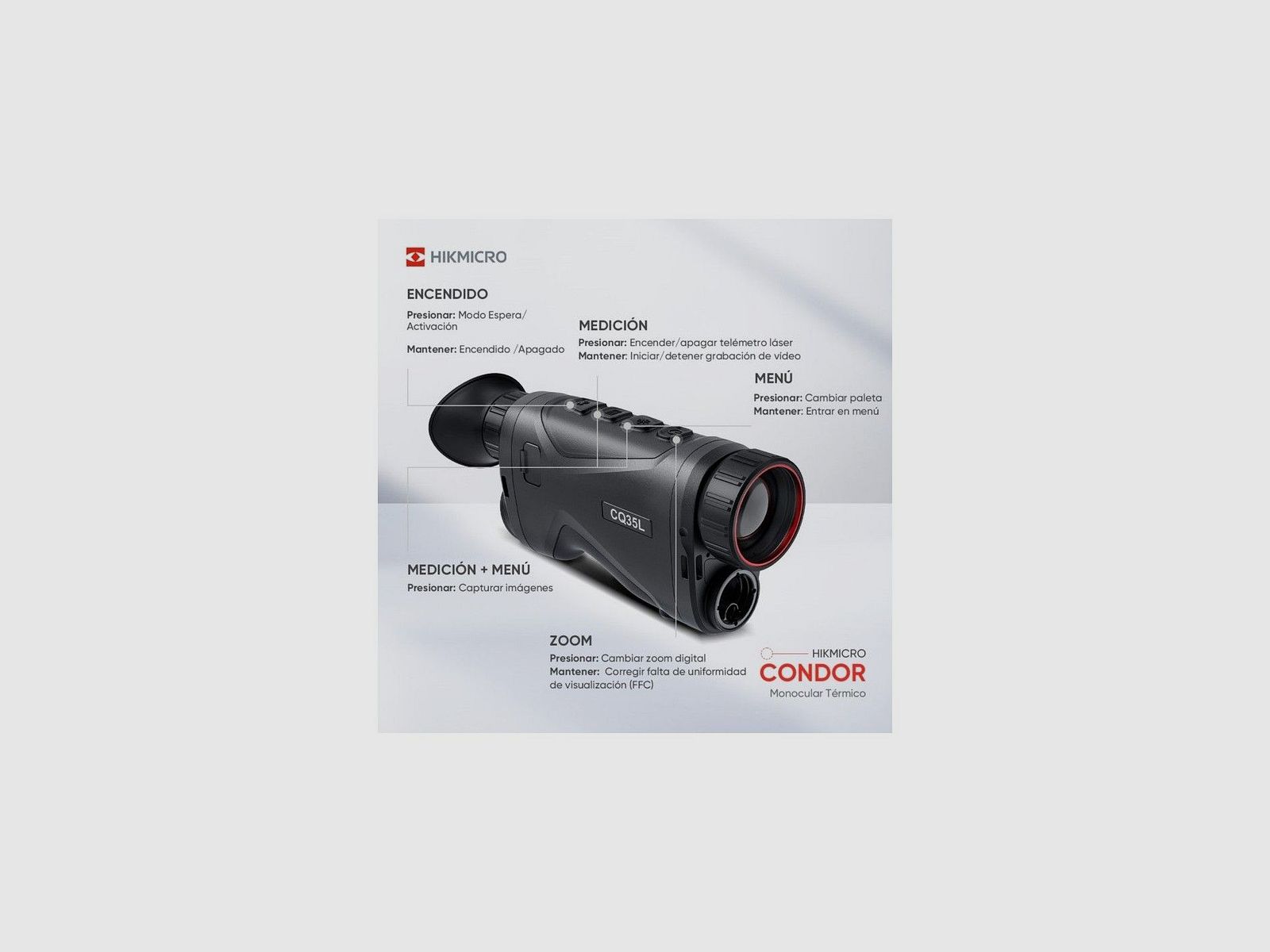HIKMICRO Condor CH25L CH35L Wärmebildmonokular, Bild 4 von 8
