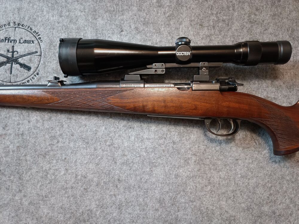 Waffen Adamy Suhl Mauser Argentino 98er mit ZF Docter3-12x56