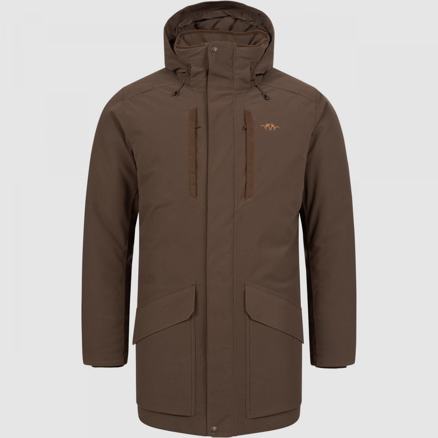 Janus Daunen Jacke Herren (Dunkelbraun)