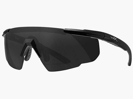Wiley X Schießbrille Glas: grau: matt schwarz Saber Advanced