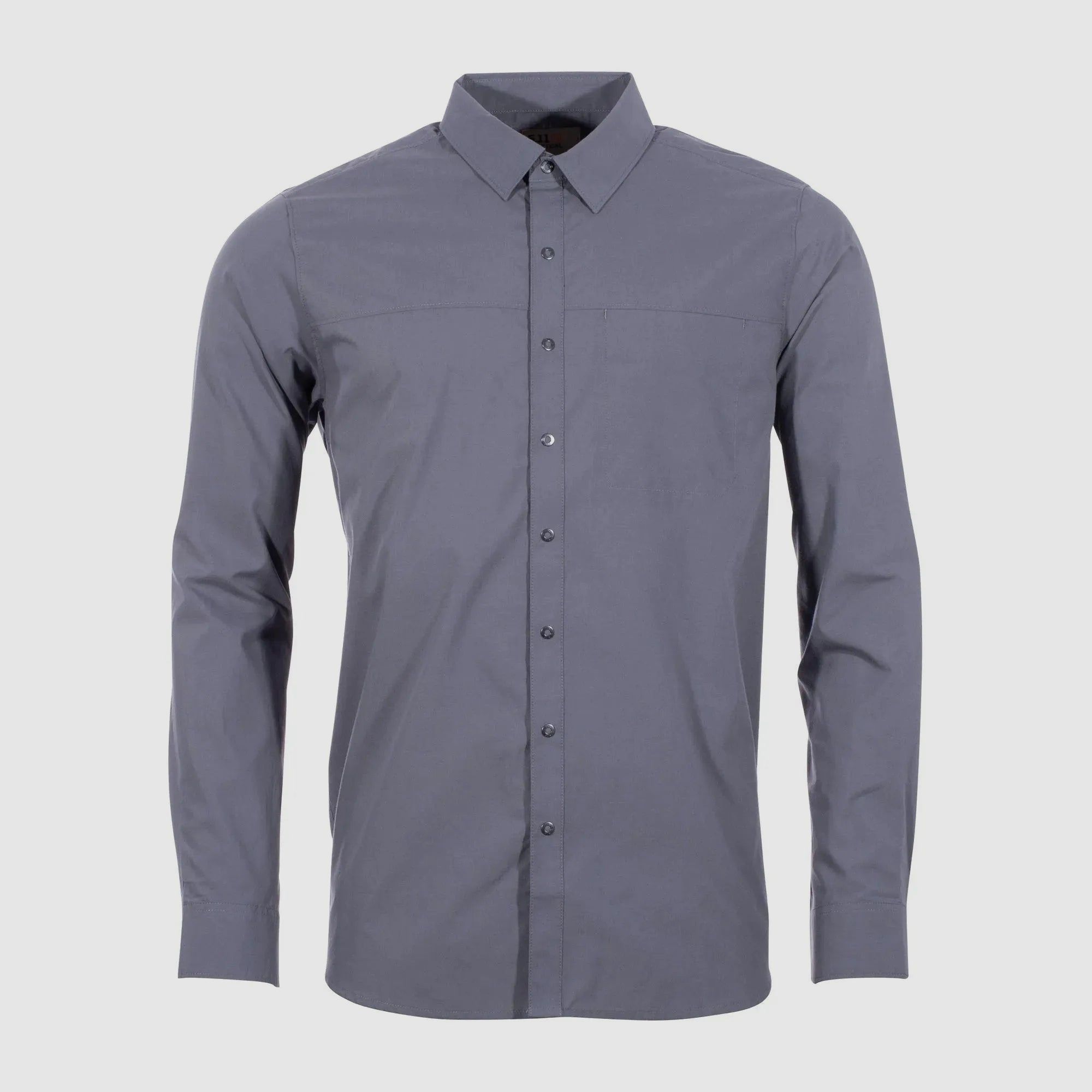 5.11 Tactical 5.11 Hemd Igor Solid Longsleeve Shirt grau