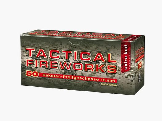 Umarex 15mm Tactical Fireworks  Pfeifpatrone 50tlg. extra laut