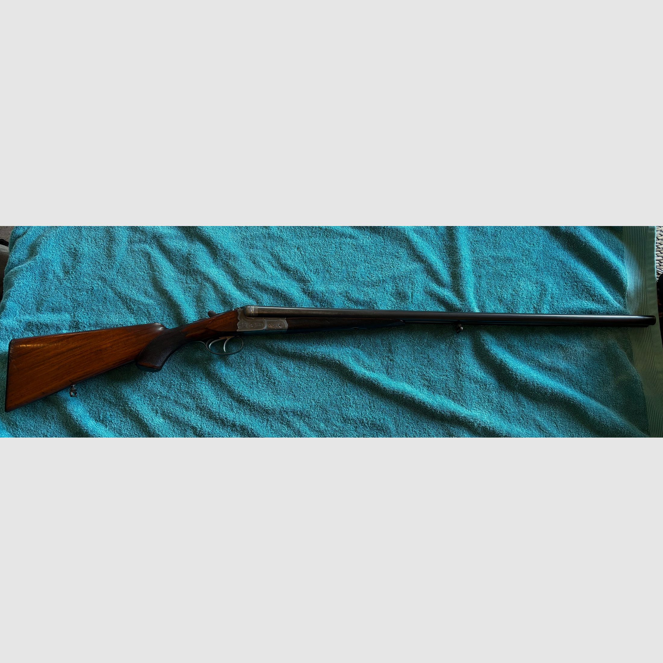 Alte Suhler Doppelflinte – Sempert & Krieghoff, Kaliber 16 ca. 100 Jahre alt
