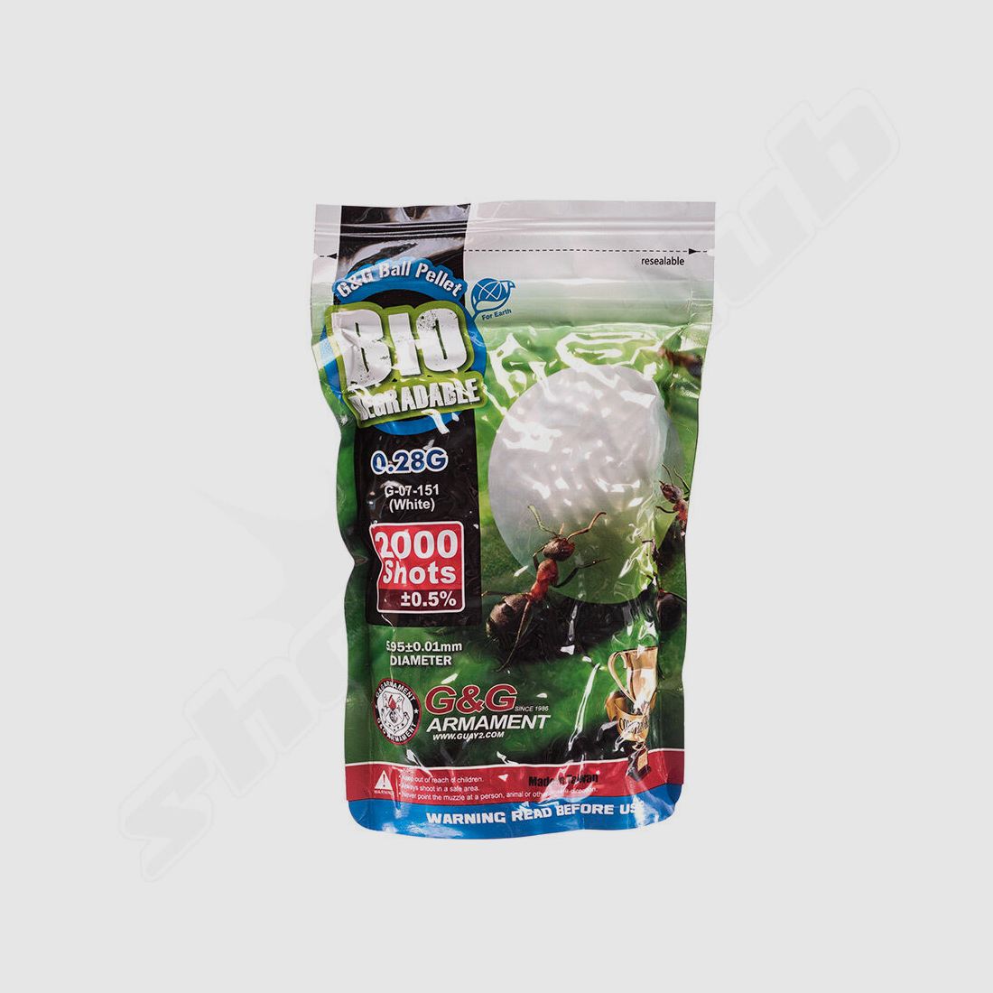 G&G Armament G&G Bio BBs 0,28g Precision 2000 Schuss 6mm