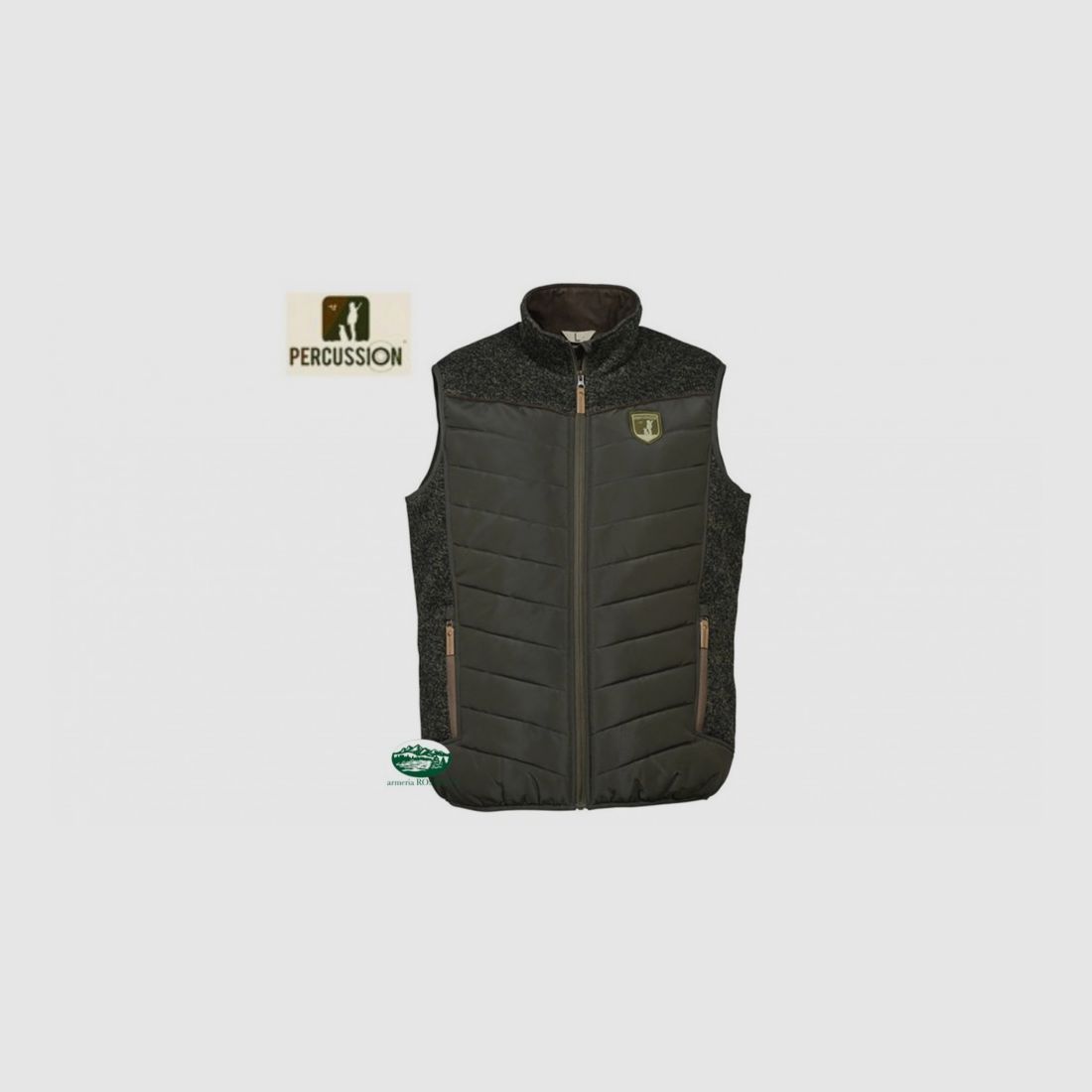 PERCUSSION Gilet Alaska vert 12106