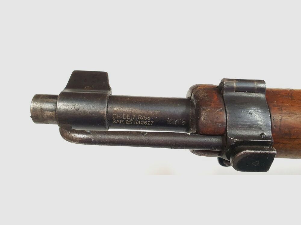 Fabryka broni Bern karabina powtarzalna Fabryka broni Bern Szwajcarski K31 Kaliber 7,5x55 Szwajcarski całkowicie zgodne numery + Hämmerli