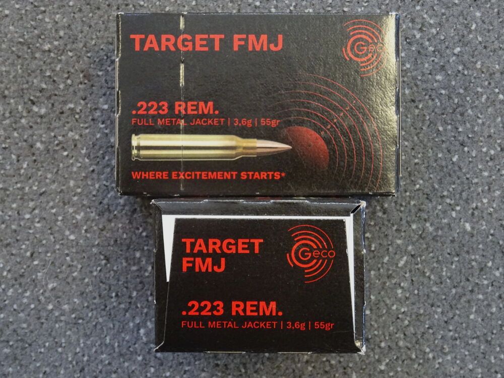 SONDERANGEBOT !! GECO .223 Rem Vollmantel 55 grs.