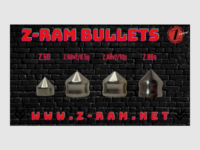 Z-RAM Z-DRUM & 6X Z.68S 9.5G STEEL BULLETS CAL 0.68 READY TO GO FOR UMAREX T4E TR68 HDR68 BLACK