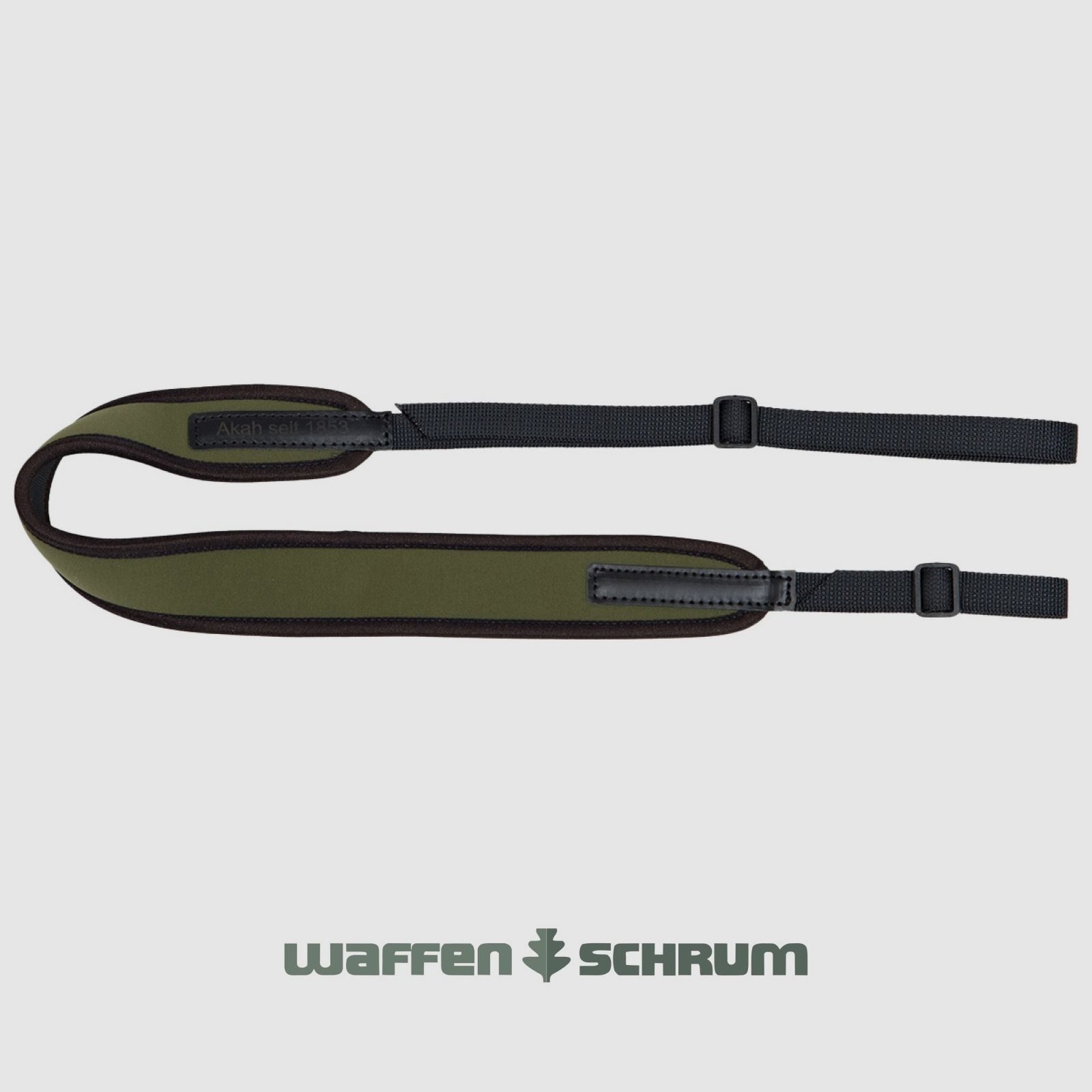 AKAH rifle sling neoprene padded - green