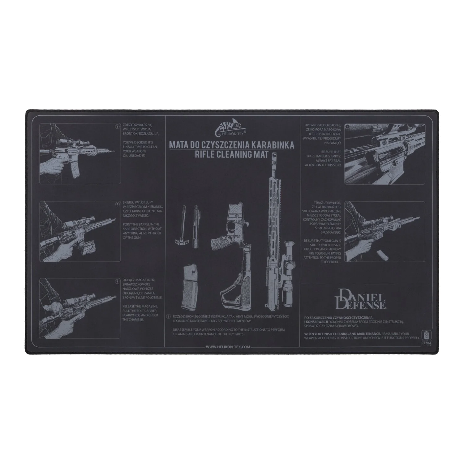 Tapis de nettoyage pour fusils – Noir – 50 cm x 85,5 cm, image 2 sur 14