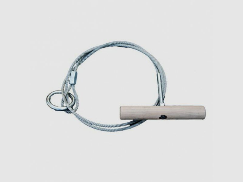 Wildsleephaak hand RVS-hout 150cm