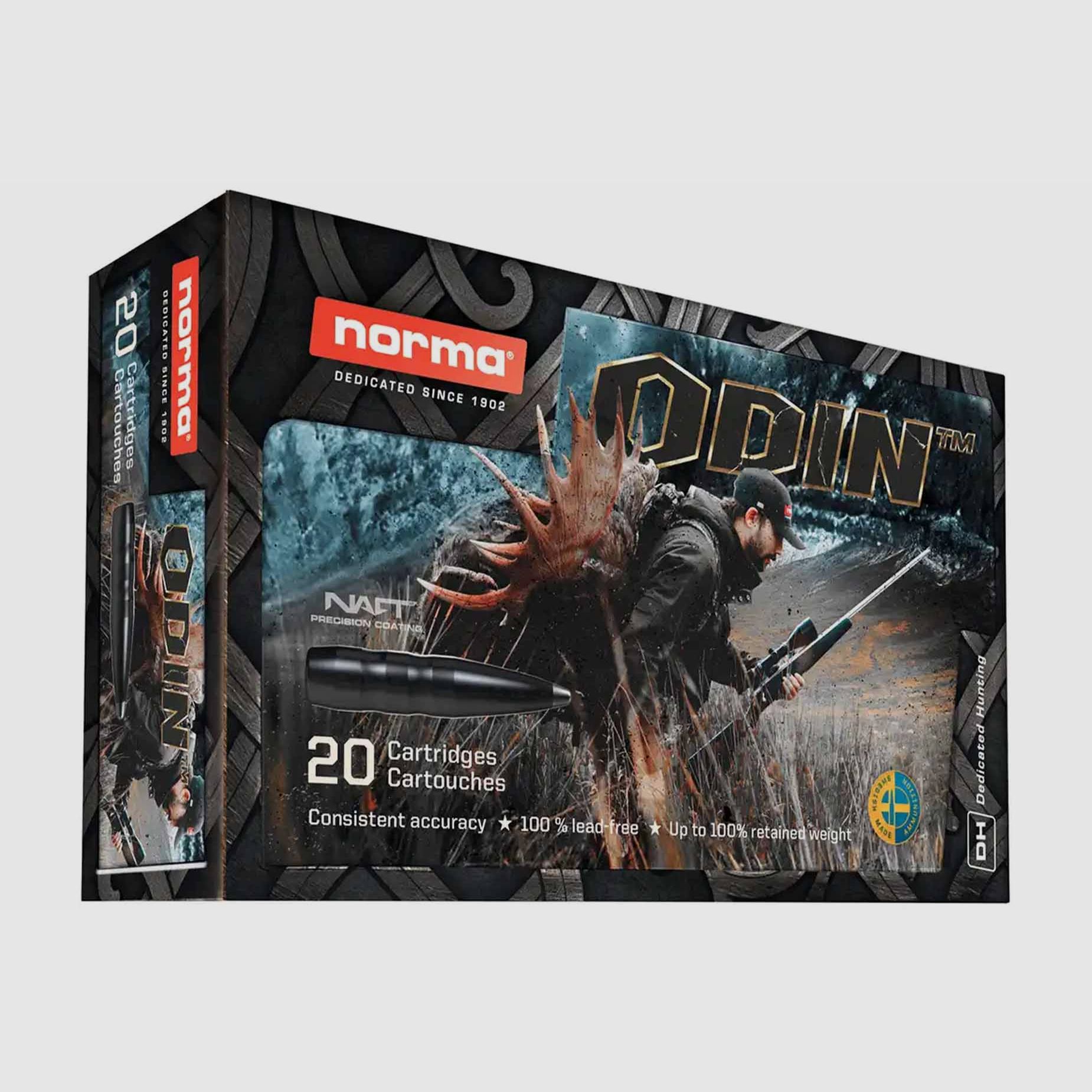 Cartouches de Fusil Norma 300 Win. Mag. Odin