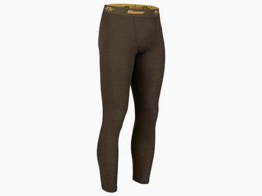 Blaser Merino leggings intimi Jonar marrone scuro