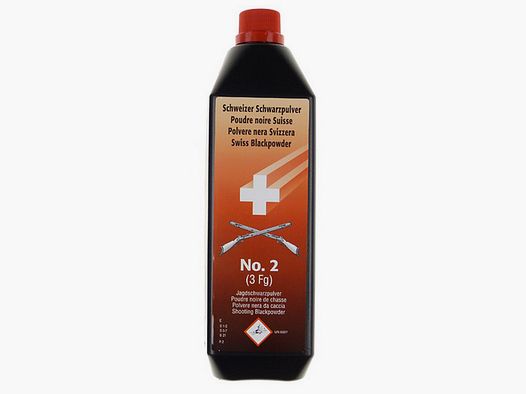 Pólvora negra suiza n° 2 1000 gramos