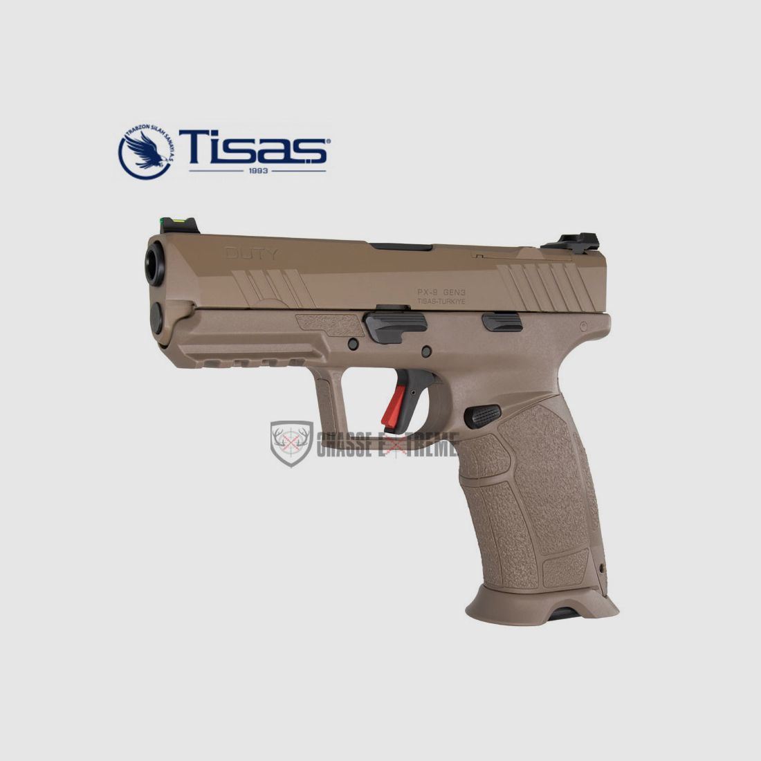 Pistole TISAS PX-9 Duty Gen3 4'' Kal. 9x19 mm Fde, Bild 1 von 2