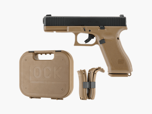 Glock 17 Gen5 French Edition - Metal Slide GBB - Schwarz-Coyote | UMAREX