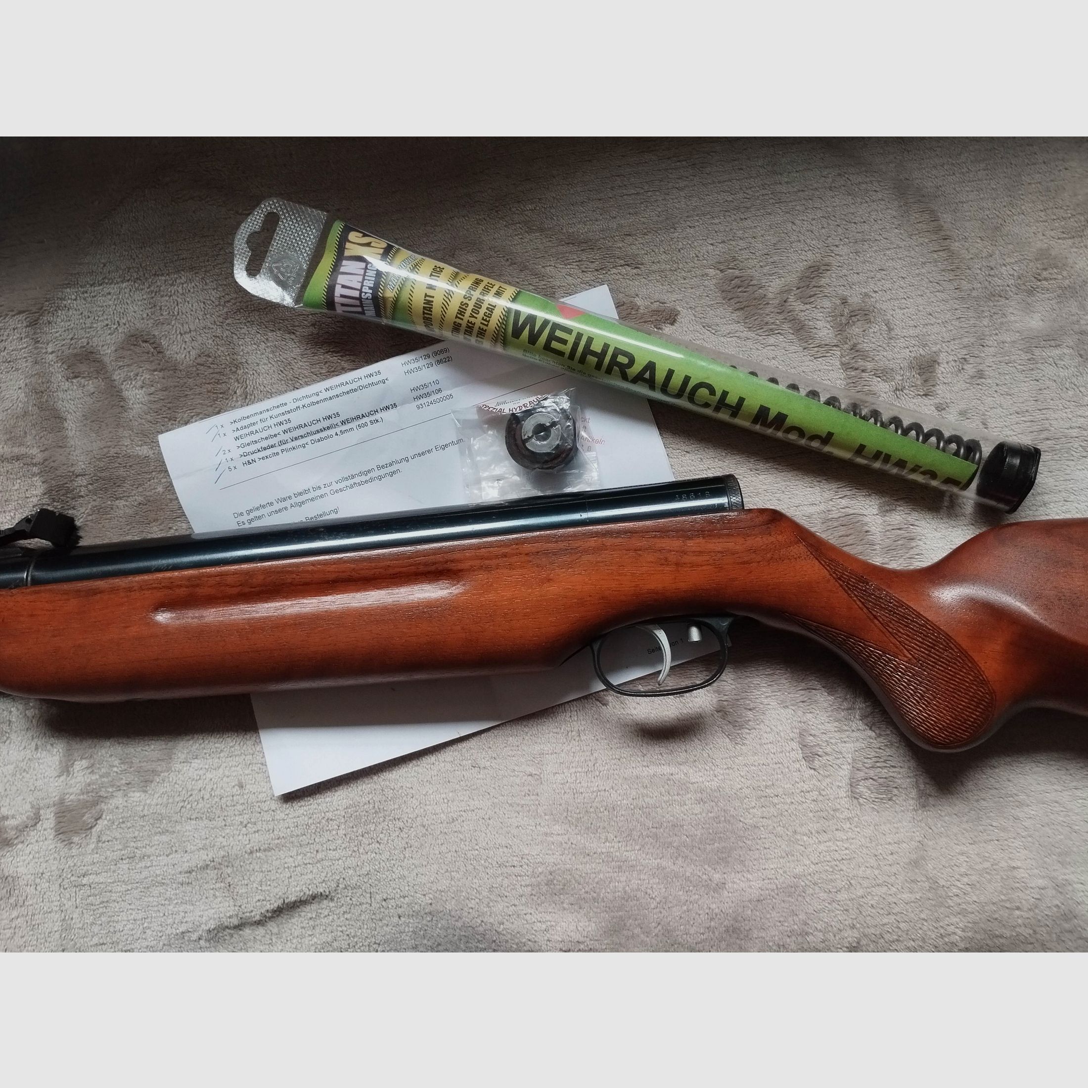 WEIHRAUCH HW 35 de 1958 sans F / Limite de Joule n° égal à 3x