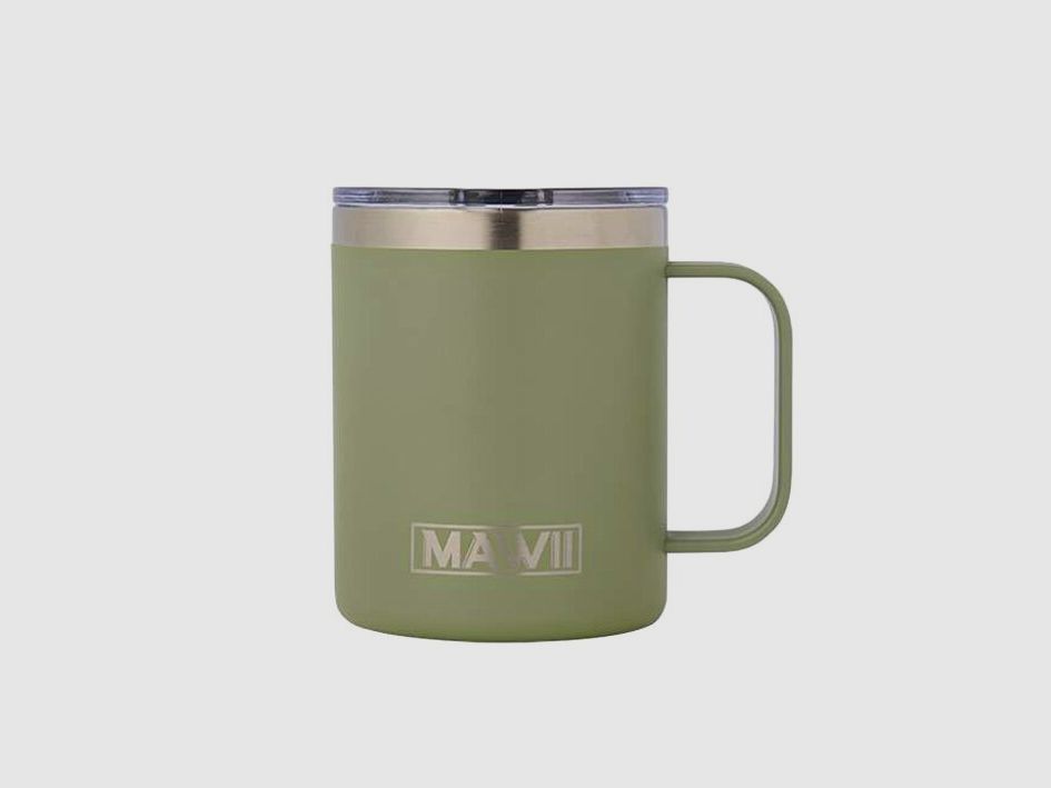 Stainless Steel Mug with Handle, 350 ml, Black, image 5 of 9