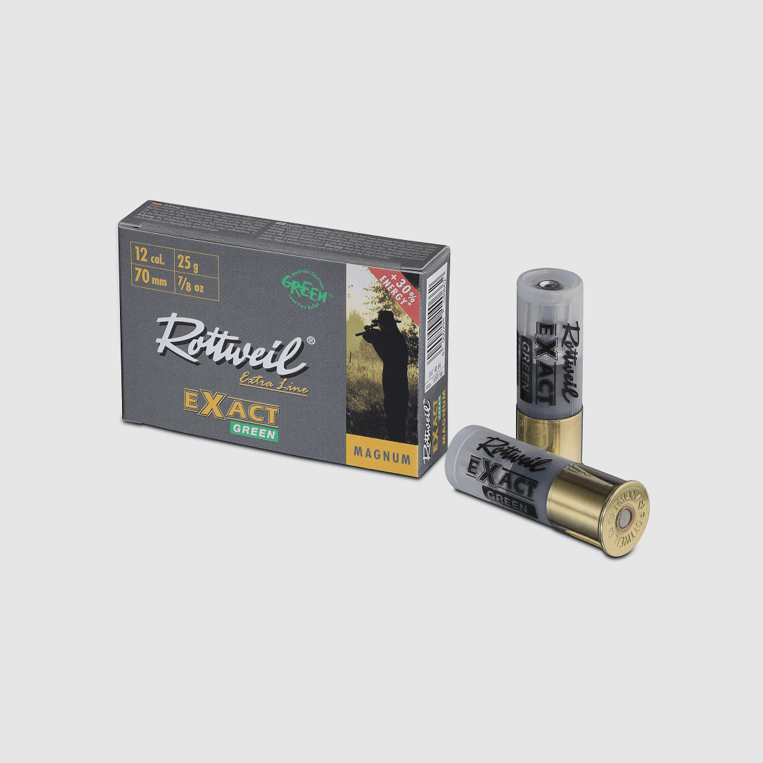 Rottweil Exact Green Magnum 12/70 - 5 Stk.