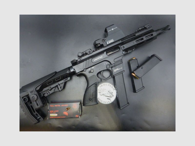 Kit DERYA ZY9 Dual-Ammunition Kal. 9 mm 7 Zoll, Magazine, Optik, Munition…, Bild 12 von 12