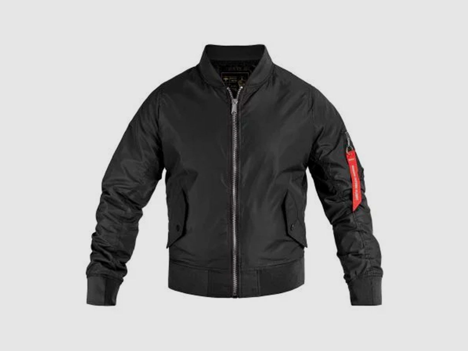 MIL-TEC – BOMBER US SUMMER MA1® Fliegerjacke | Schwarz, Bild 2 von 4