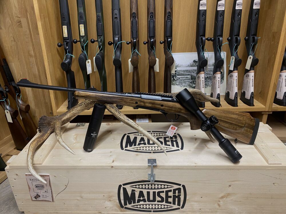 Haenel 10 Lady Timber Compact, mit Bauer HD 2-16x50 L7F ASV