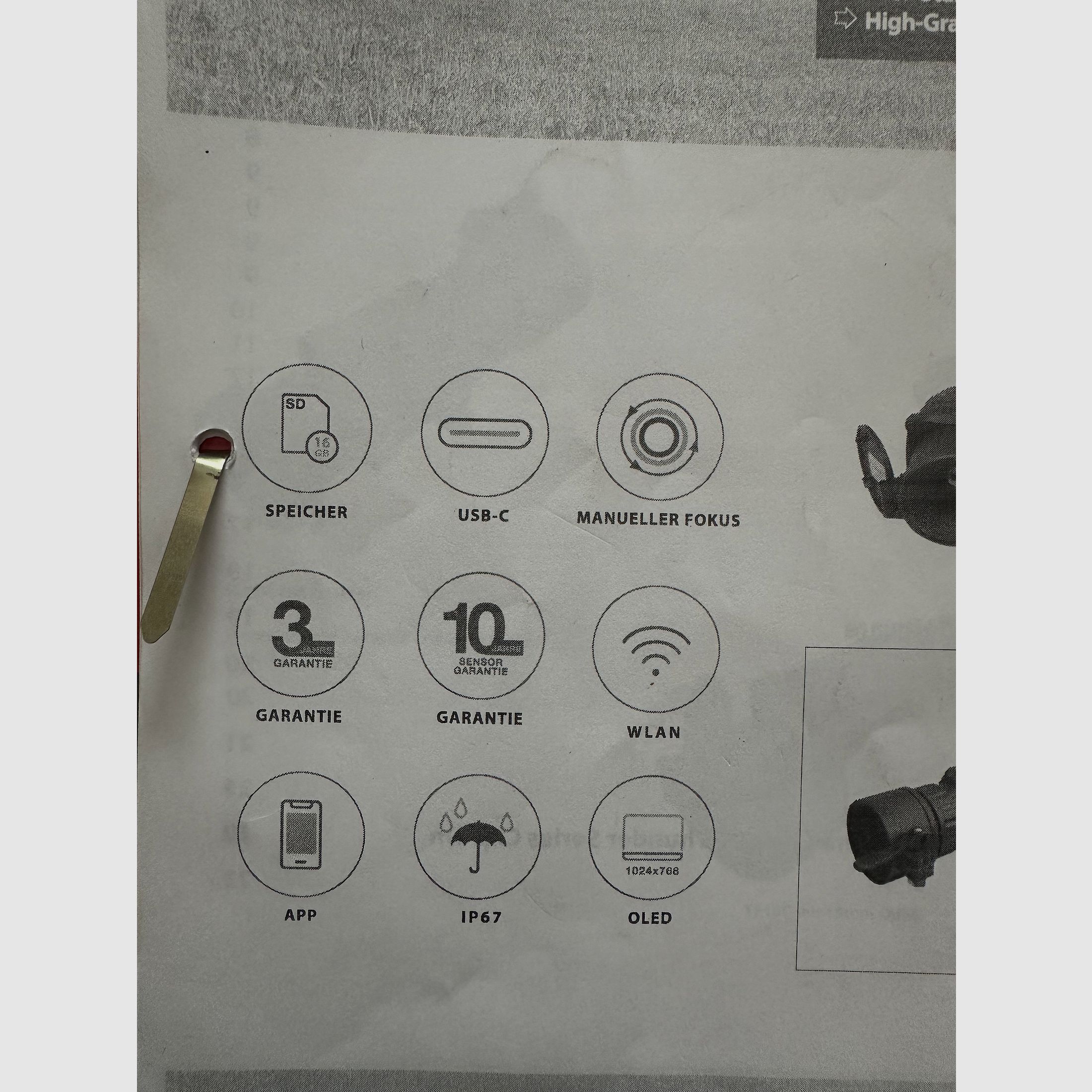 Hicmicro TE19 C thermal imaging attachment