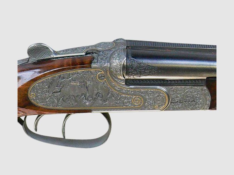 Double rifle - shotgun, Suhl, cal. 8x57IRS, 20/76, 28/70