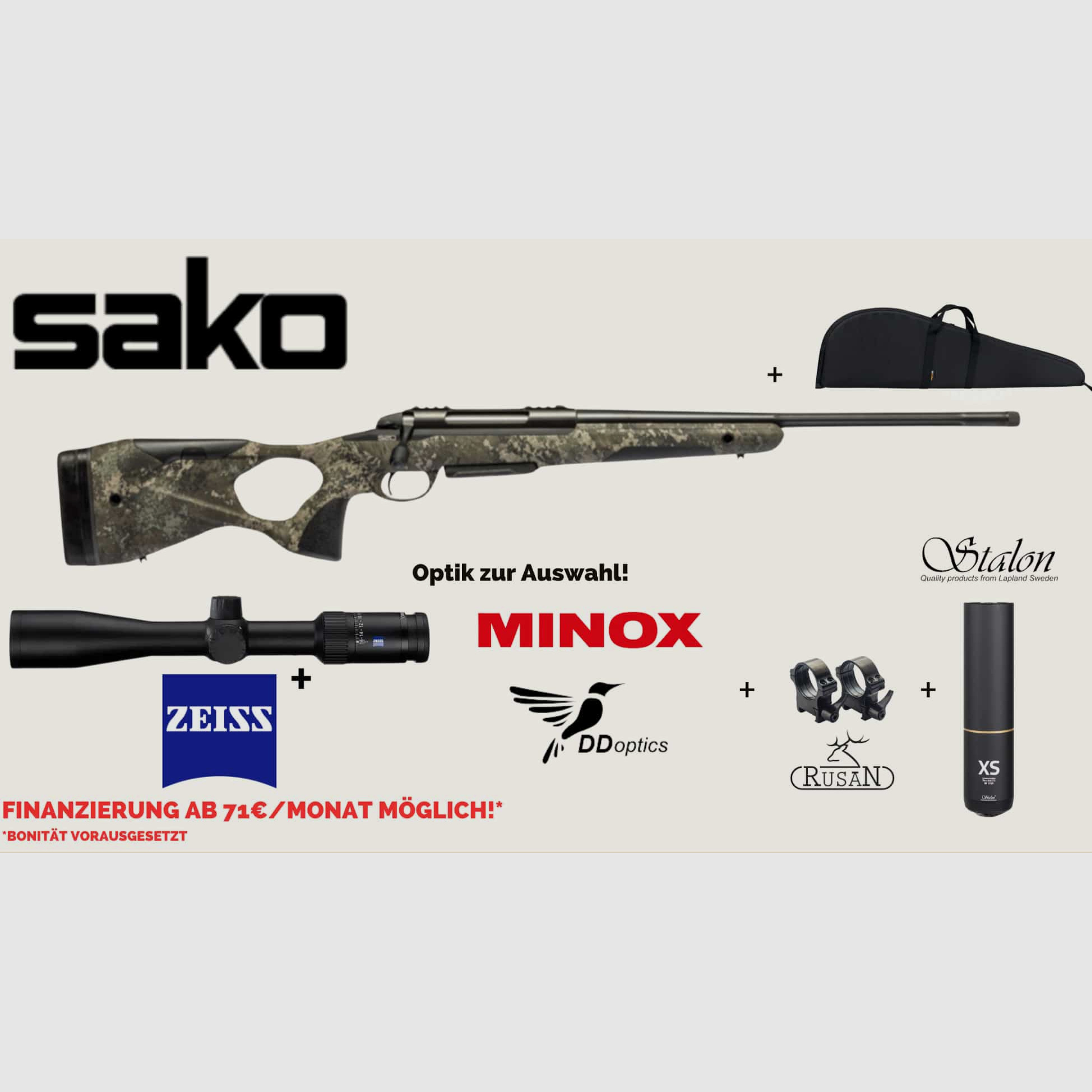 SAKO S20 HUNTER True Timber Strata | Komplettangebot „EBERT“