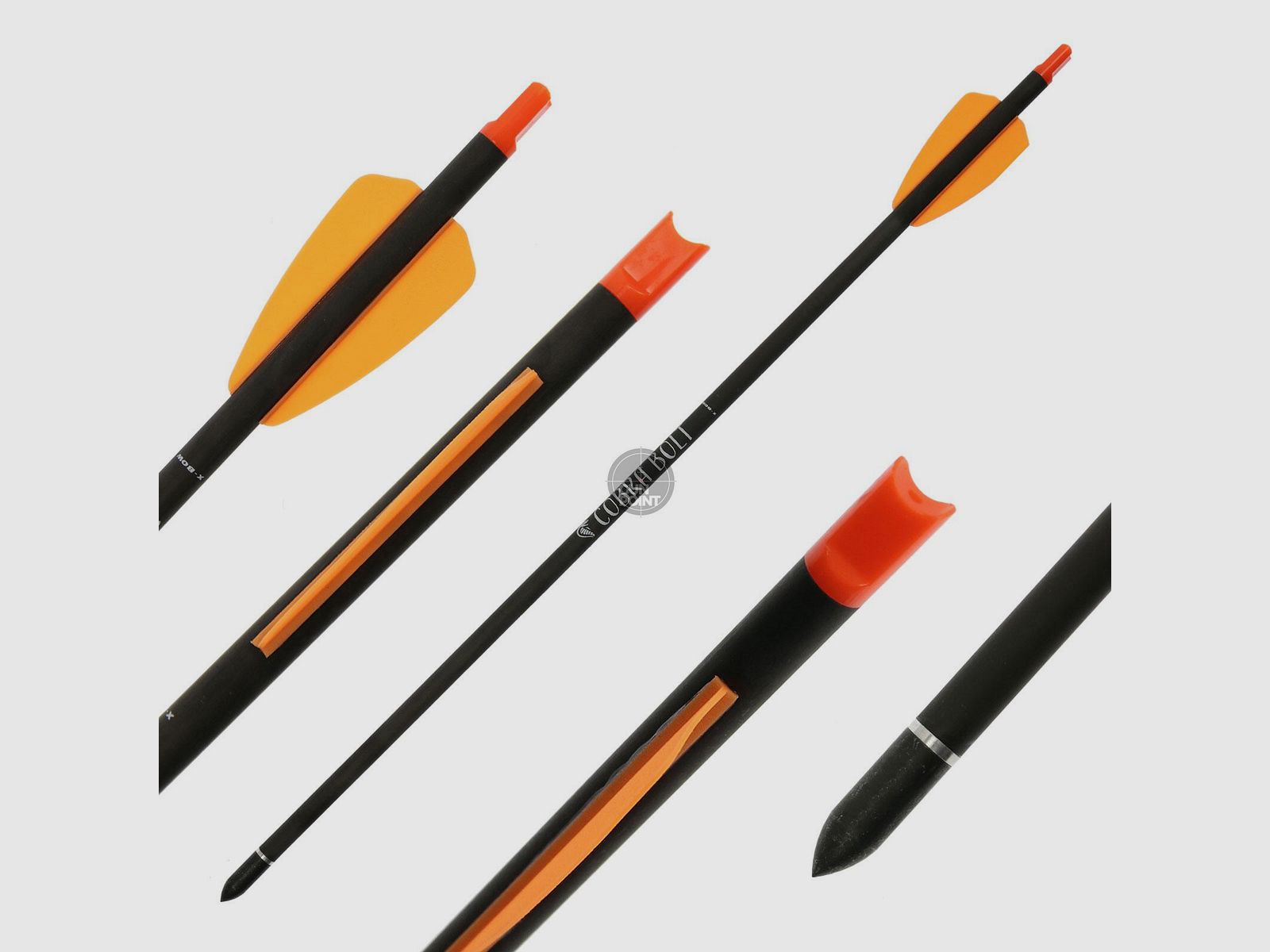 Carbonbolzen | X-BOW Bolzen fr Cobra System, Cobra R9 + R10 & Adder - 15 Zoll | Deep Penetration