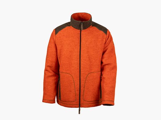 Loden-Fleecejacke "Urs" , Orange