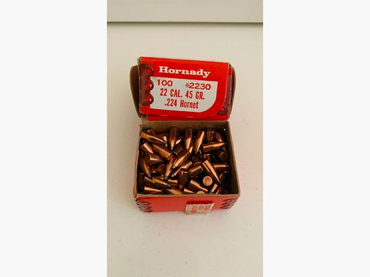 Hornady Geschosse cal 22 /224 Hornet 