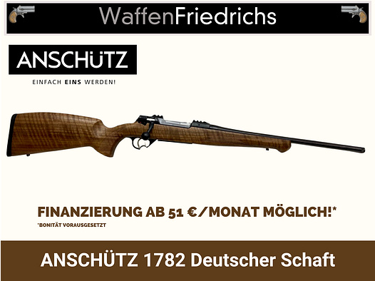 Anschütz 1782 Deutscher Schaft MT | Premium Holzklasse - WaffenFriedrichs