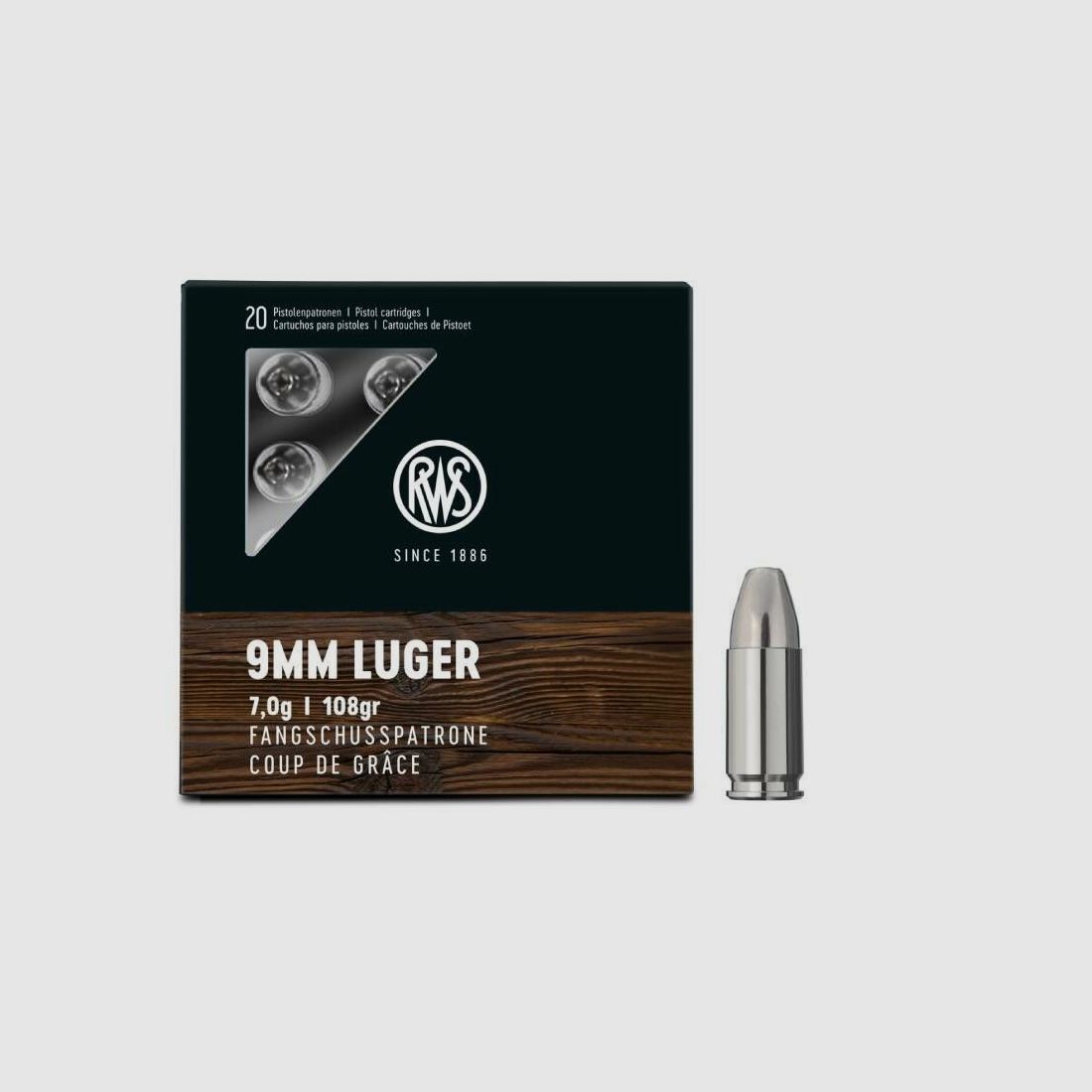 RWS 108grs Fangschuss HP 20STK 9mmLuger