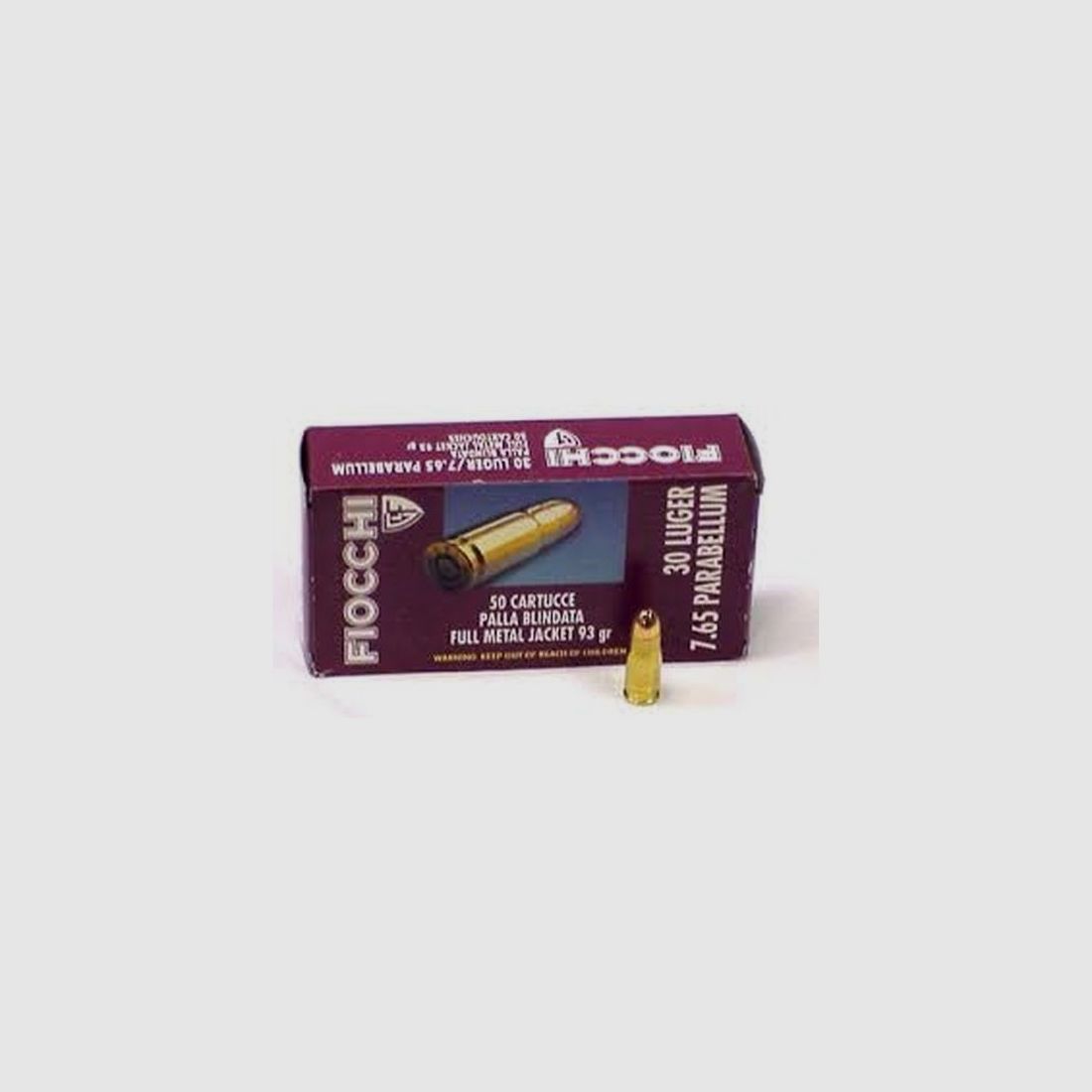 FIOCCHI PATRONEN 7,65 PARA 93 GR