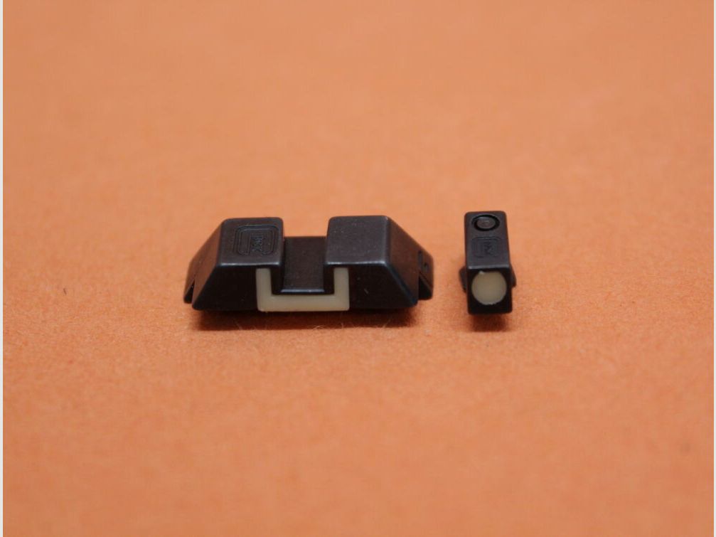 Glock Glock (Gen5): nachleuchtende Visierung feststehende Kontrastkimme 6,1/-Korn 4,1(Stahlausführung)